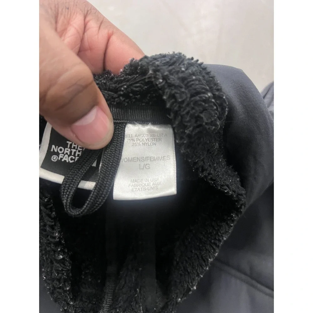 The North Face Summit‎ Series Jacket Womens Large Black Sherpa Lined Full Zip